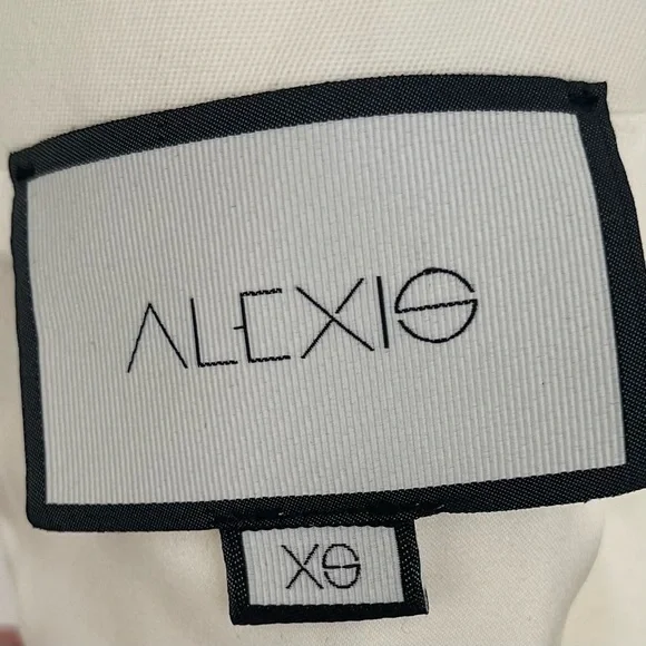 ALEXIS - Arlington Cross Back Playsuit - Off White - XS
